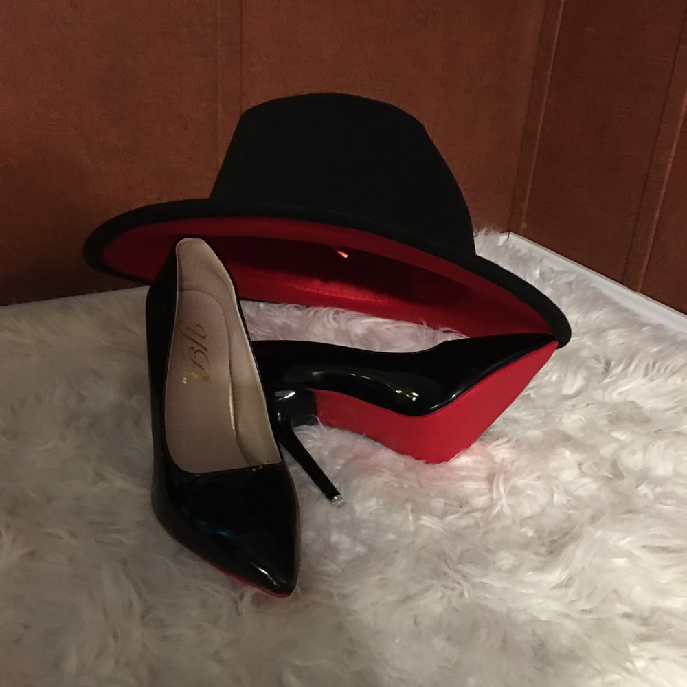 Black heels (Red Bottom Inspired)